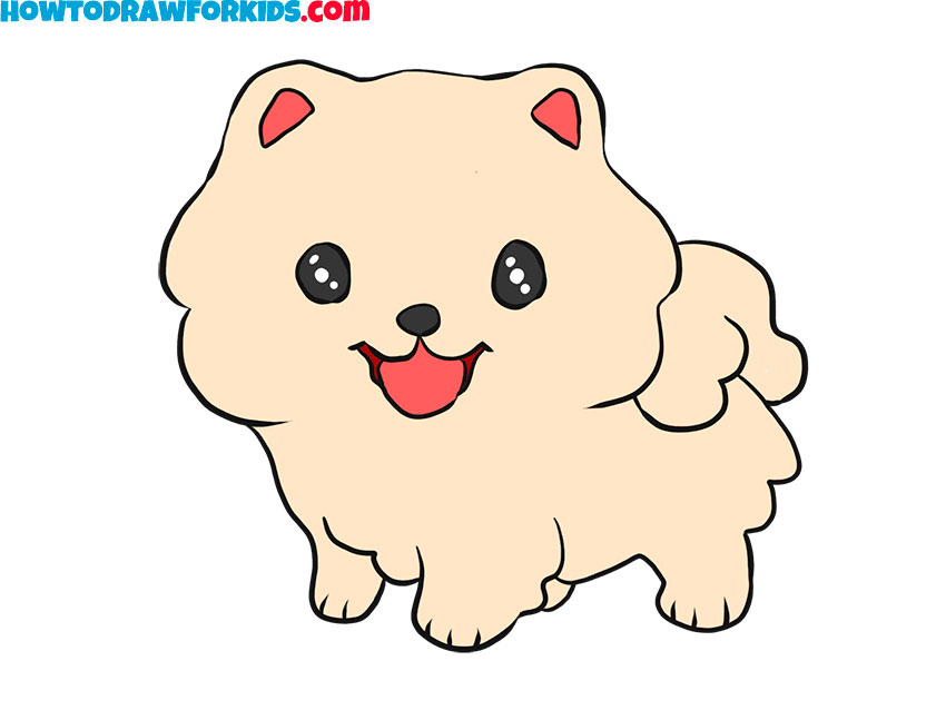 cute dog drawing