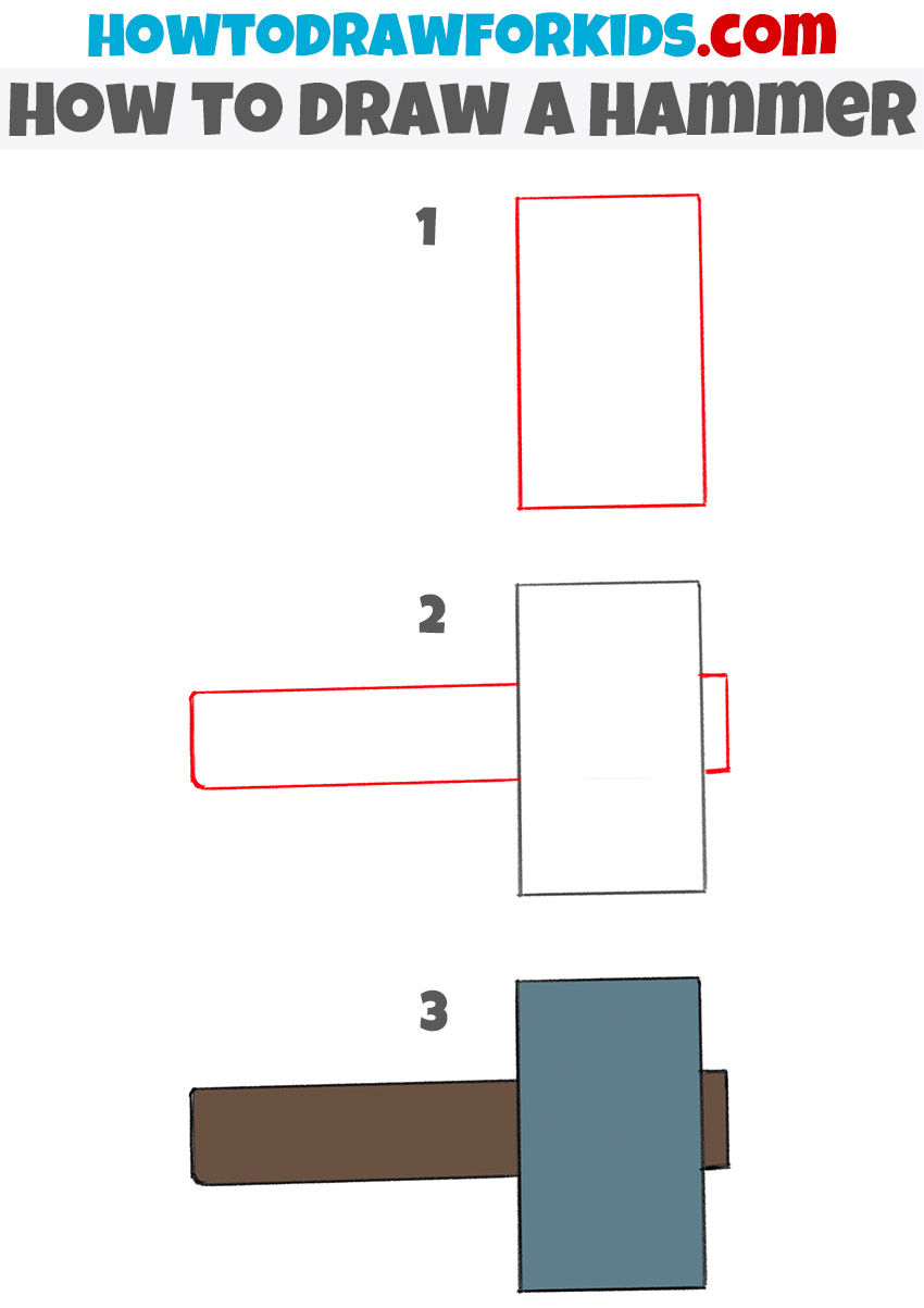 hammer drawing tutorial