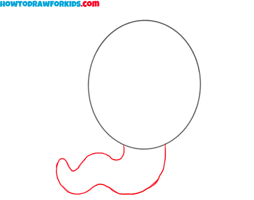 draw a snake and colour it