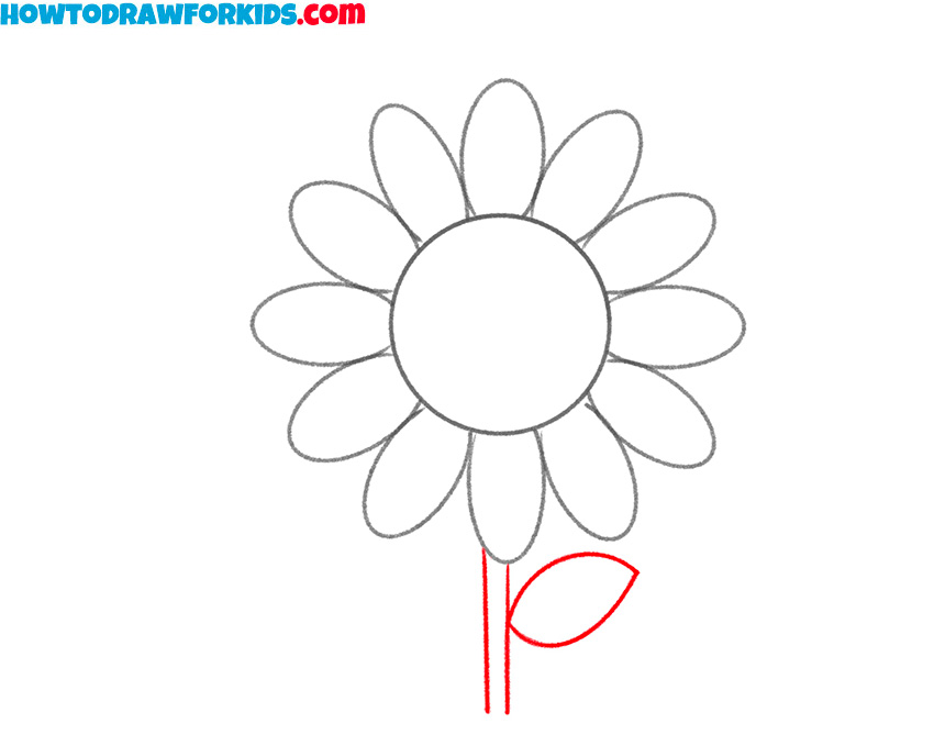 how to draw a flower beginner