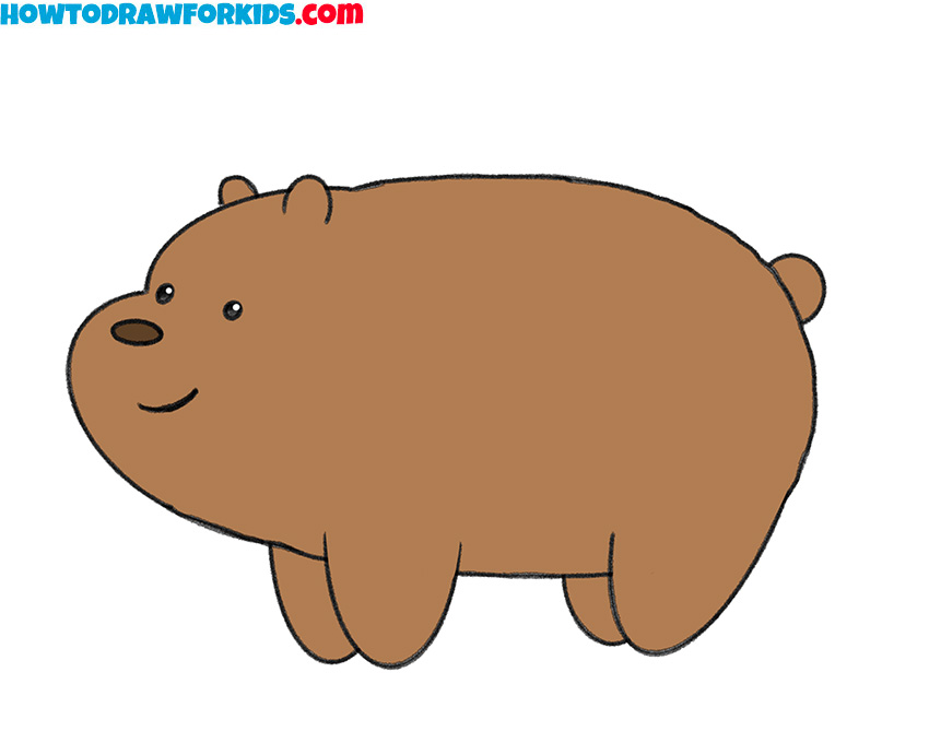 How-to-Draw-a-Bear-for-Kindergarten