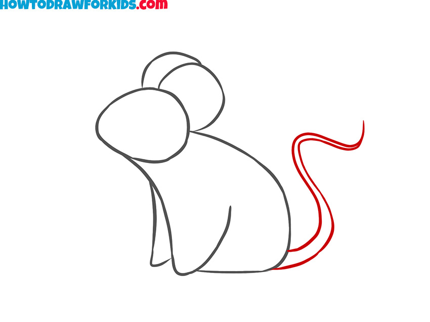 How to Draw a Mouse easy