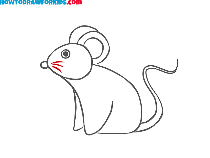 Mouse drawing guide for kids