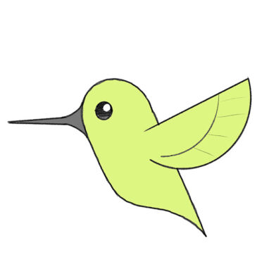 How to Draw a Hummingbird for Kindergarten