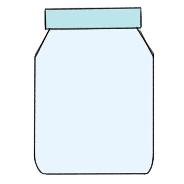 How to Draw a Jar for Kindergarten