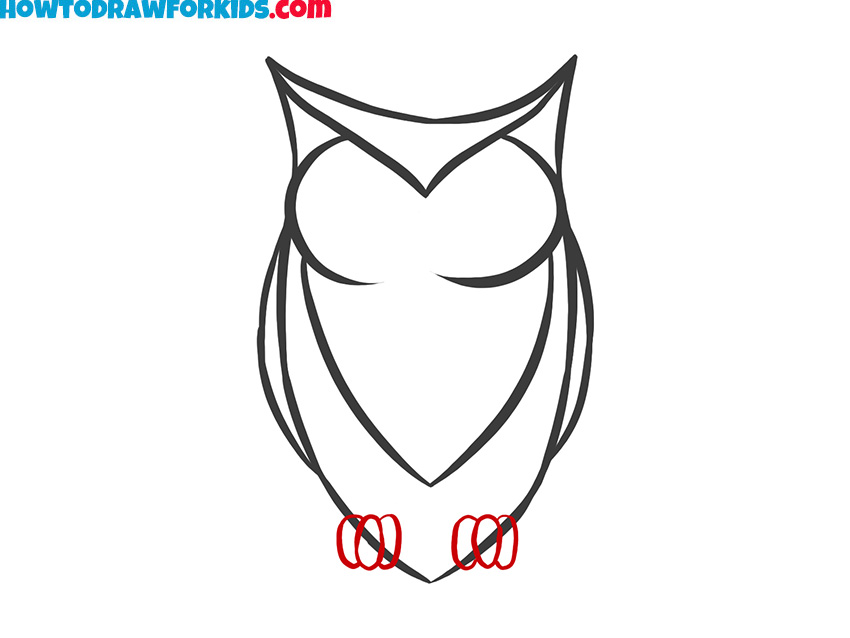 owl drawing guide