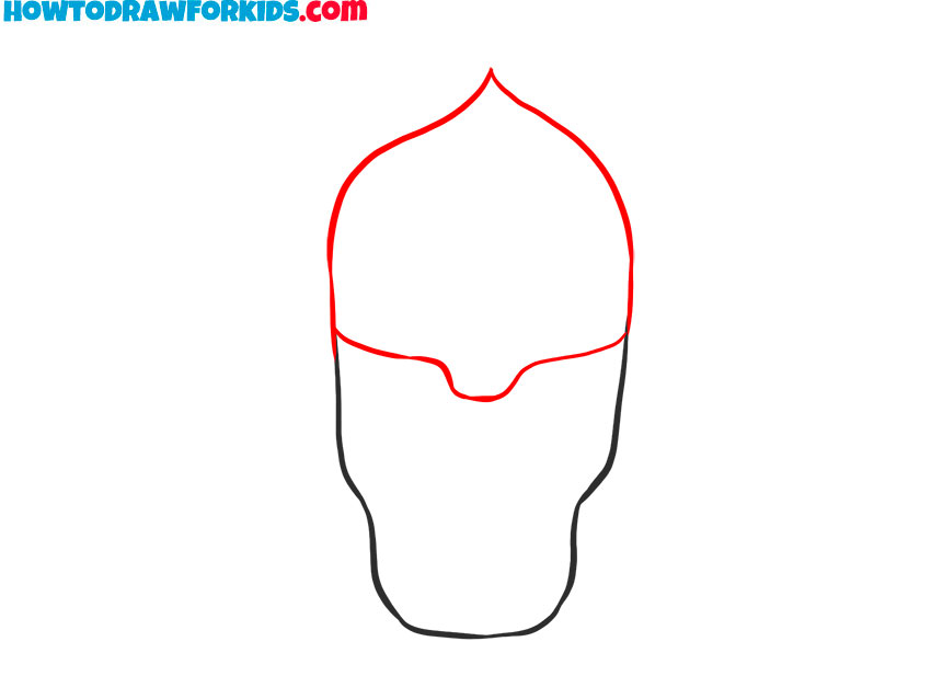 how to draw a face thor