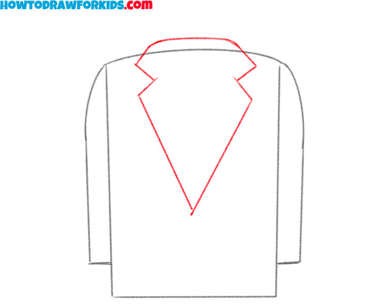 How to Draw a Blazer for Kindergarten Easy Drawing Tutorial For Kids