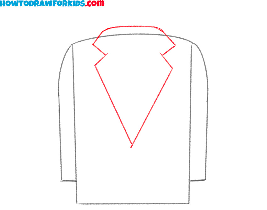 blazer drawing for beginners