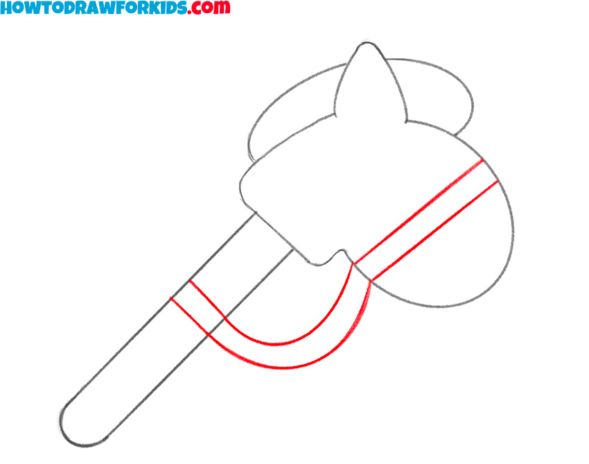 hobby horse drawing easy