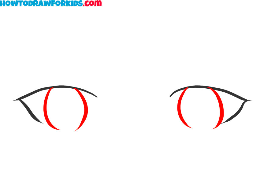 how to draw a basic manga eyes