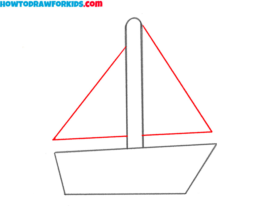 how to draw a boat cartoon