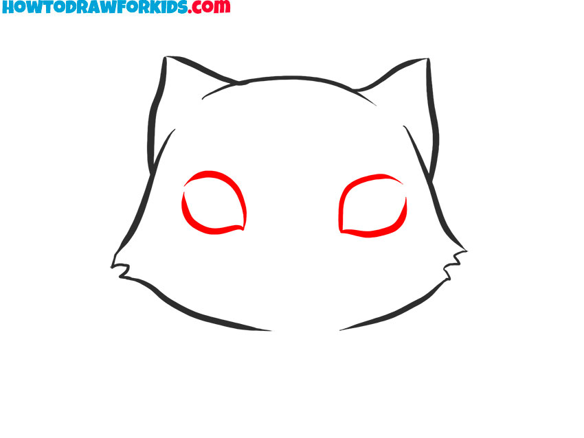 how to draw a little kitty cat