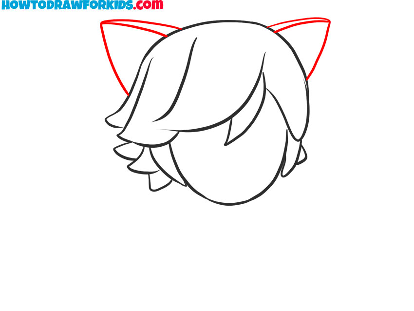 how to draw cat noir realistic