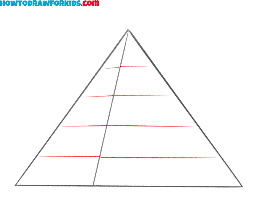 pyramid drawing egypt