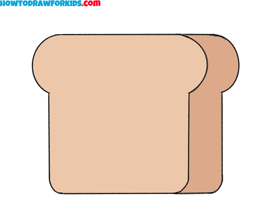bread drawing cute