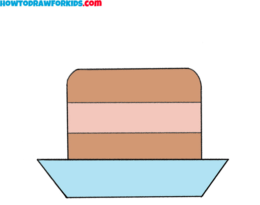 how to draw a cake drawing