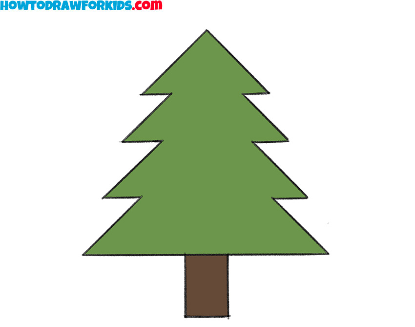 Pine trees sketch icon Royalty Free Vector Image