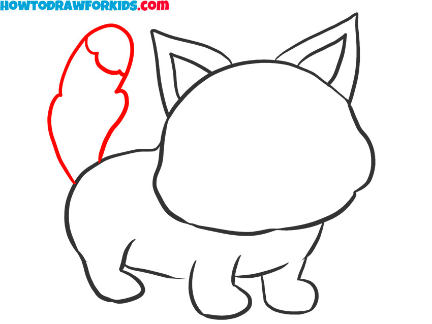 drawing a cartoon cat step by step