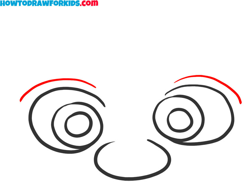 how to draw boy cartoon eyes