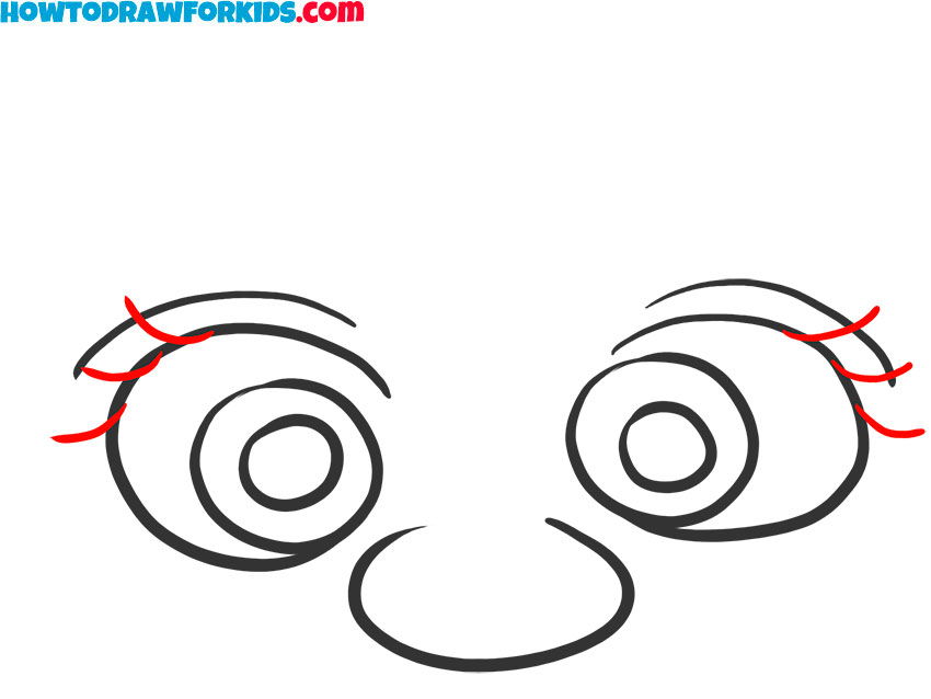 how to draw men's eyes step by step