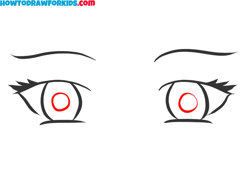 drawing a manga eyes