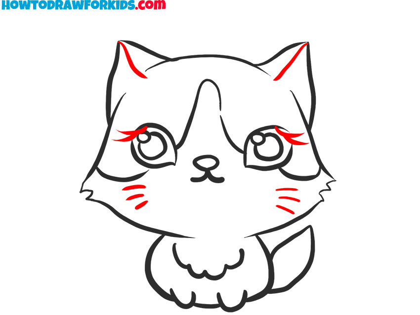 drawing of kitty cat