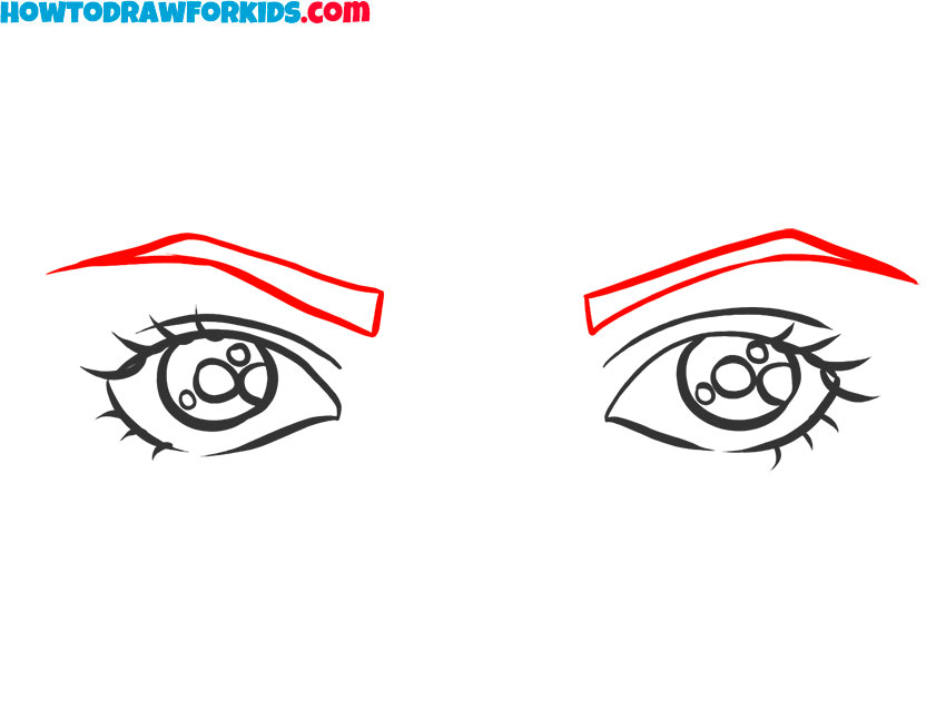how to draw eyes with only a pencil
