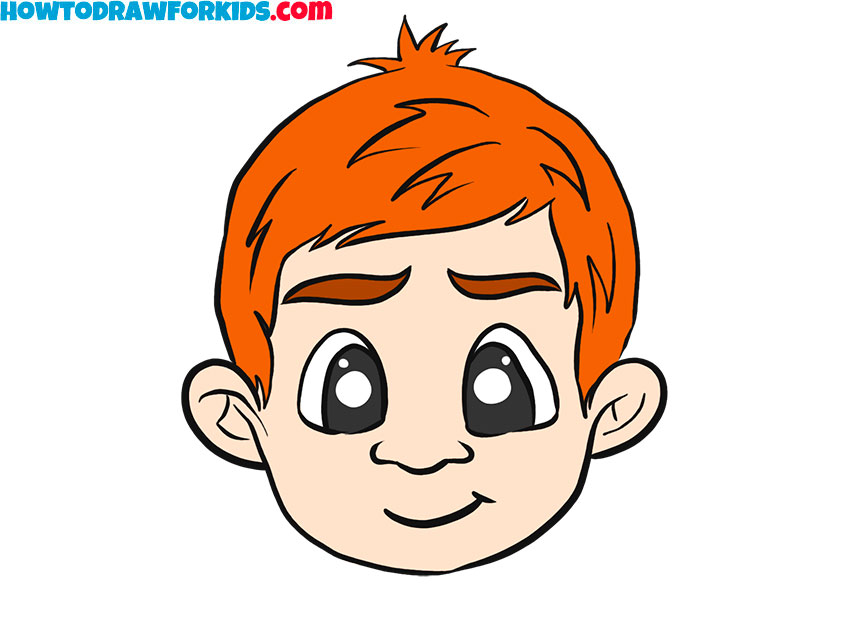 How to Draw a Child's Face - Easy Drawing Tutorial For Kids