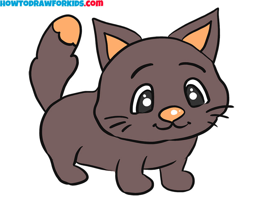 cartoon cat for drawing