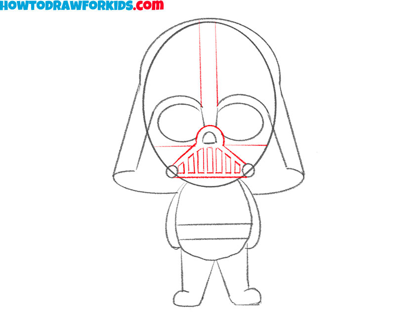 Darth Vader drawing guide