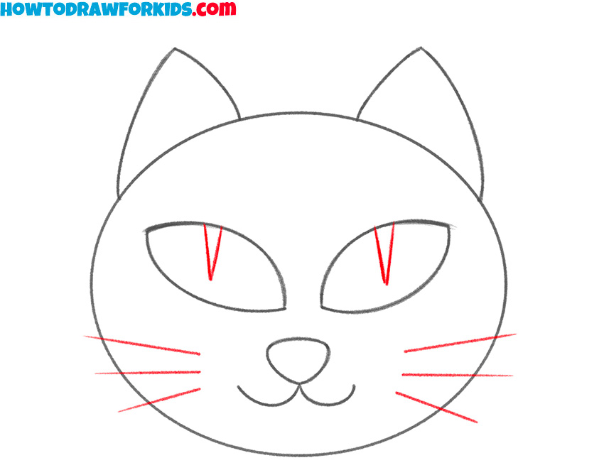 Halloween Cat drawing guide