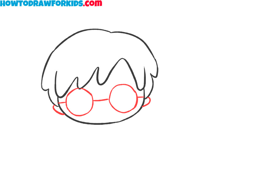 How to draw Harry Potter quickly