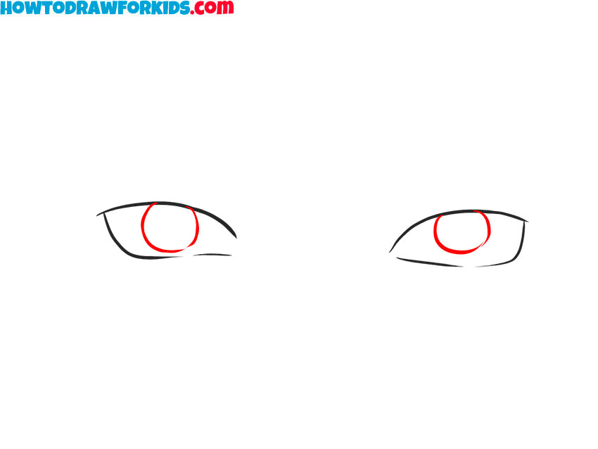How to draw Kakashi Eyes quickly