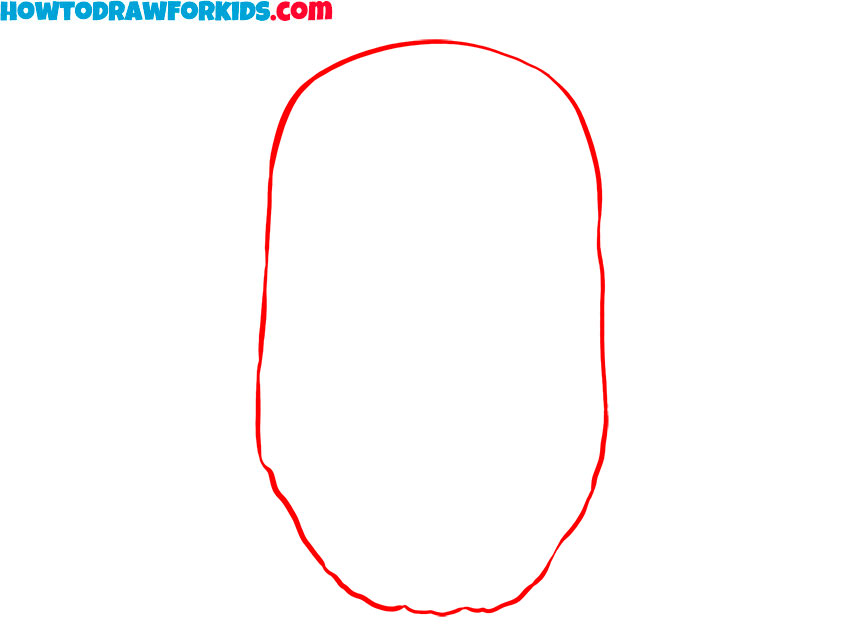 How to draw Thanos Face easy