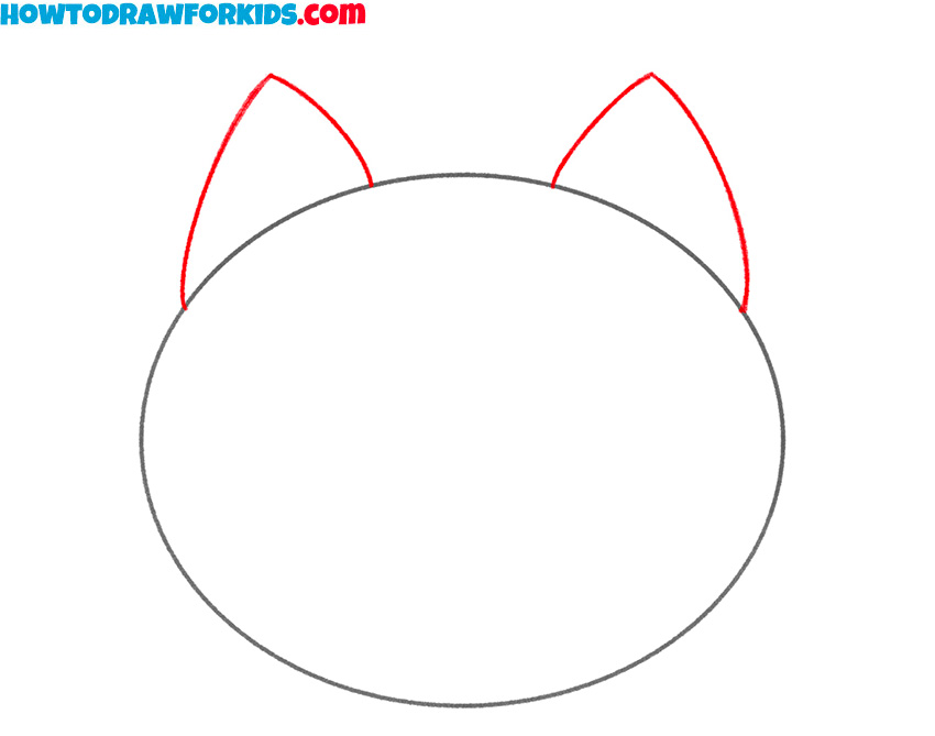 How to draw a Halloween Cat for kindersgarten by pencil