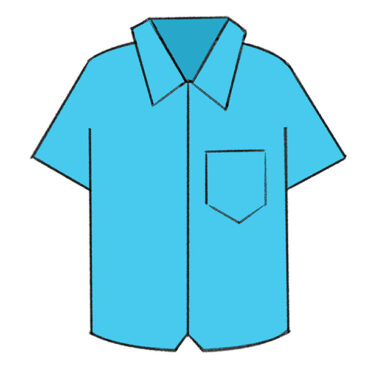How to draw a Polo Shirt for kindergarten