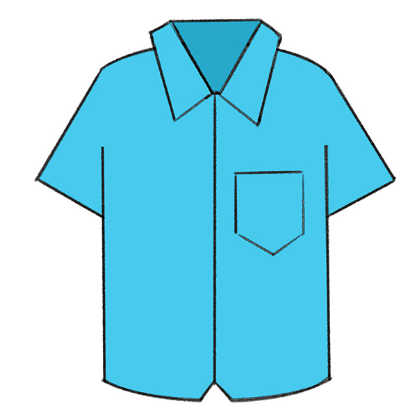 How to draw a Polo Shirt