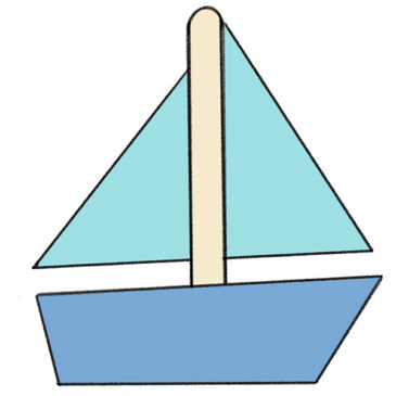 How to Draw a Boat for Kindergarten