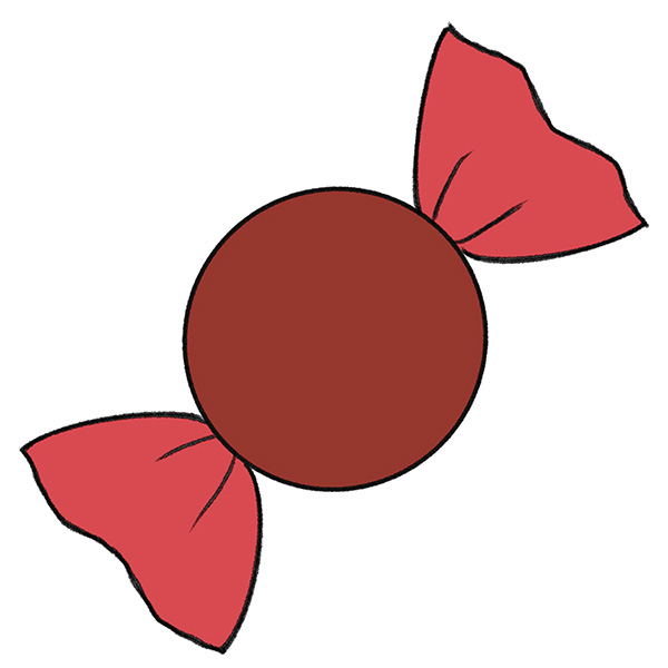 How to Draw a Candy for Kindergarten - Easy Drawing Tutorial For Kids