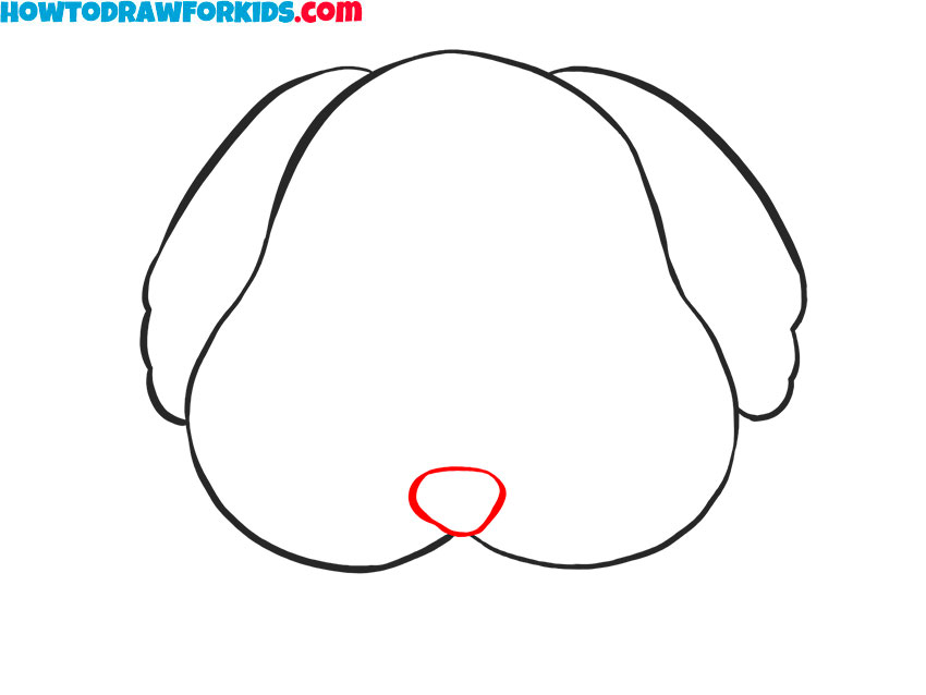 How to draw a cartoon Dog Emoji