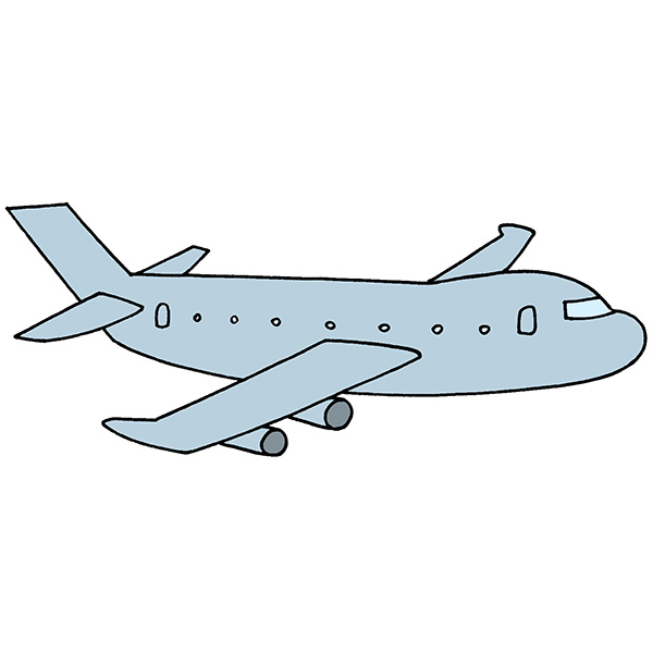 How to Draw a Plane - Easy Drawing Tutorial For Kids