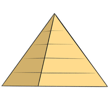 How to Draw a Pyramid for Kindergarten