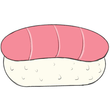 How to Draw Sushi for Kindergarten