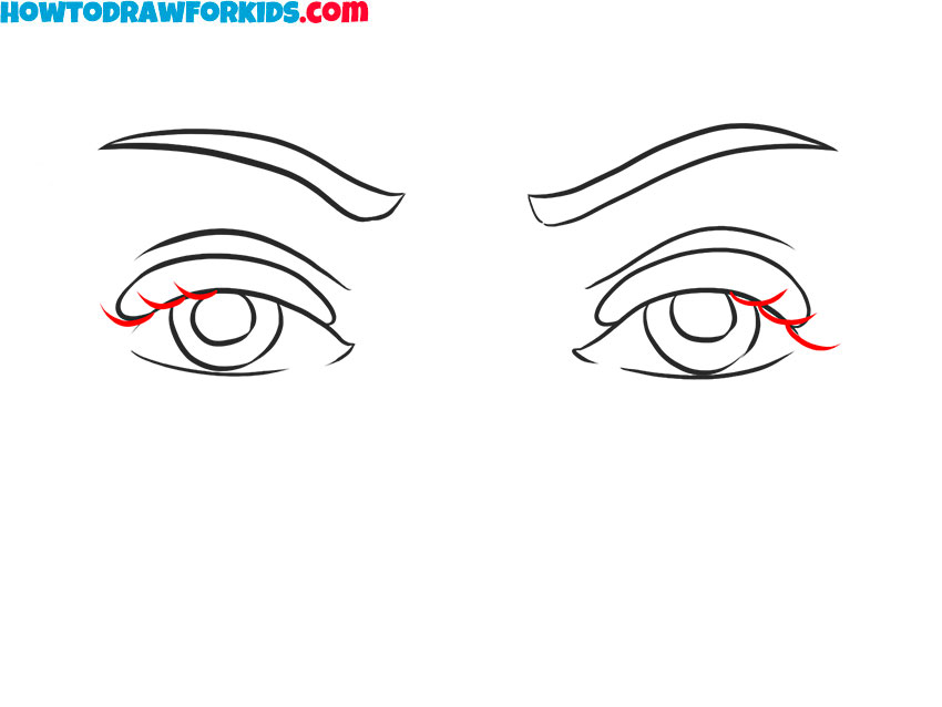 How to draw beautiful Eyes With Glasses