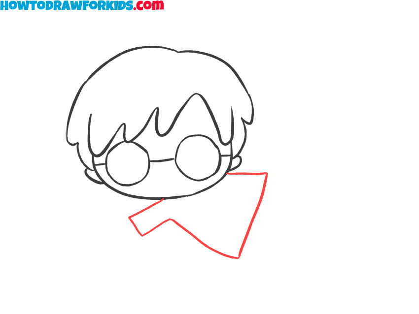 How to draw cartoon Harry Potter
