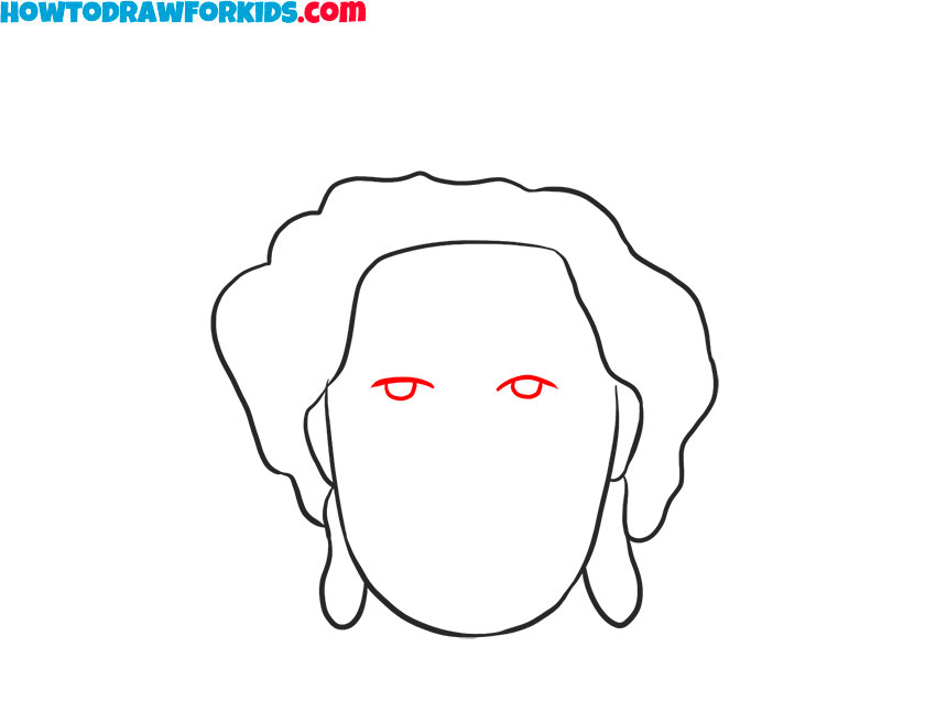 How to draw cartoon Queen Elizabeth