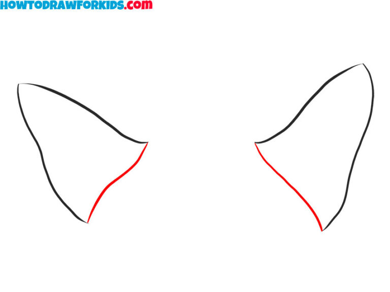 How to Draw Dog Ears Easy Drawing Tutorial For Kids