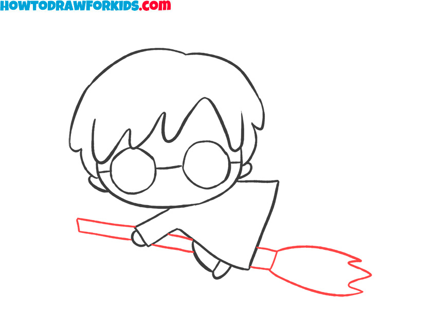 How to draw wizard Harry Potter