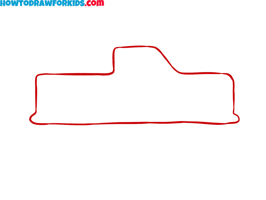 Learn how to draw a simple truck easy